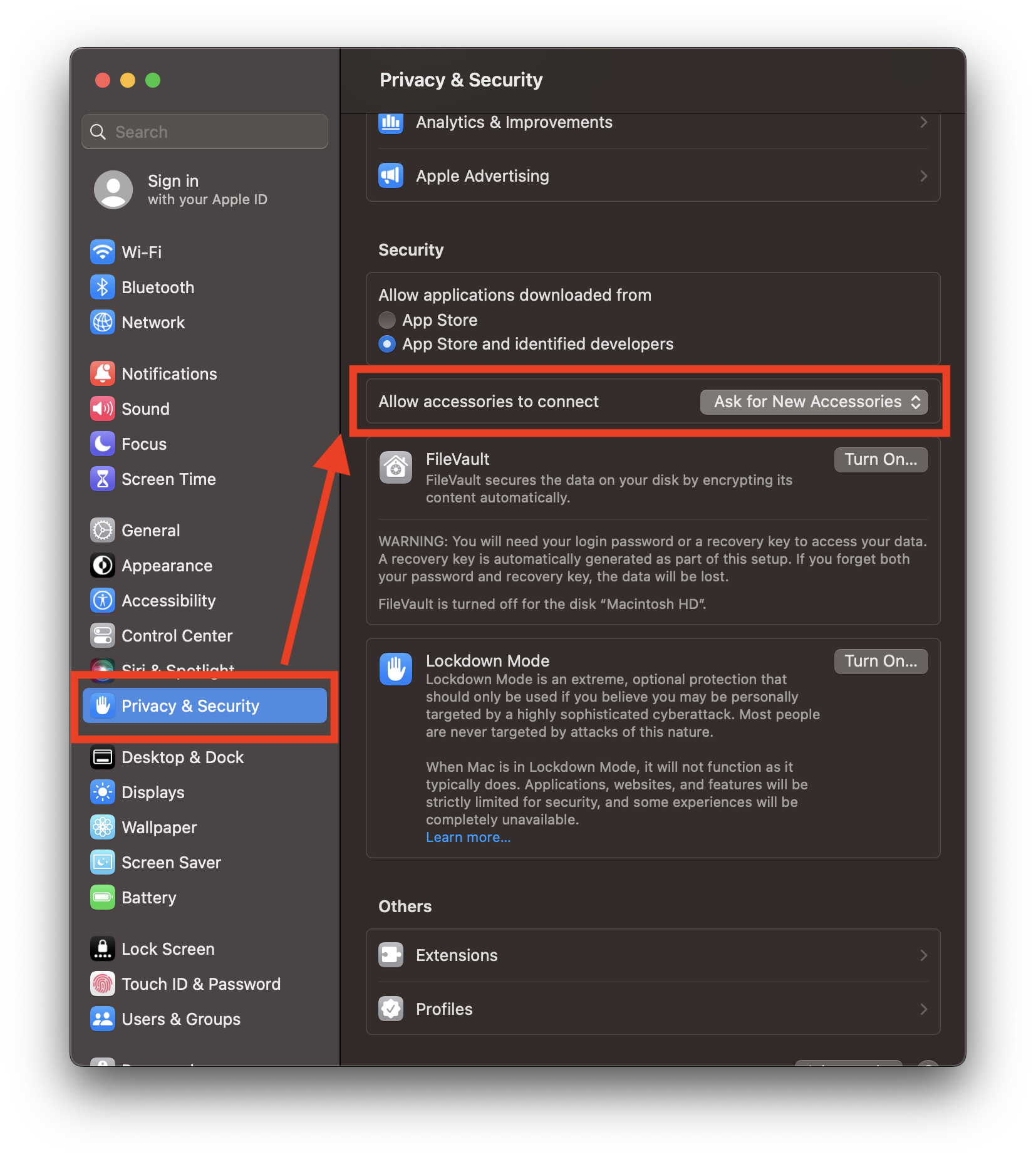macOS Ventura/Sonoma and USB/Thunderbolt Device Security – CalDigit